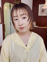 テトヘアー(teto hair)&nbsp;髪質改善酸性ストレート　フェイスレイヤーボブ　インナーカラー