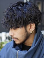 ノードオム 栄(NODE HOMME) シャドウパーマ波巻きスパイラルパーマウルフパーマ名古屋駅栄駅
