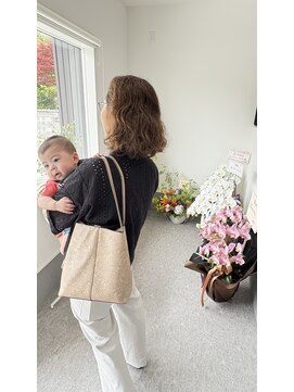ヘアブリス アナザーワールド(hair bliss ANOTHER WORLD) クセ毛風デザインカット+オーガニックカラー