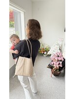 ヘアブリス アナザーワールド(hair bliss ANOTHER WORLD) クセ毛風デザインカット+オーガニックカラー