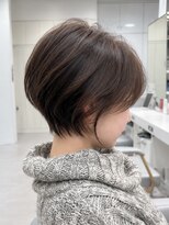 アッシュ 横浜西口店(Ash)&nbsp;横浜 前下がりショート ショートボブ ひし形ショート 美髪