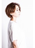 こなれシンプルショートボブ