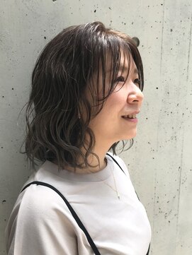 マーブレット(marblet.) 【marblet.】バレイヤージュカラーミディアムボブ☆