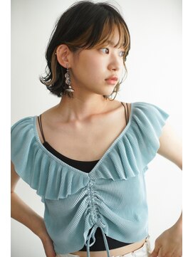 エンテ アム(en-te:am) 【en-te:am】ゆるふわ外ハネボブスタイル