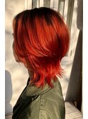 【coma中野】クールウルフスタイル＿ビビッドレッド