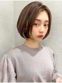 韓国/ハイライトカラー/大人かわいい/モテ髪/前髪