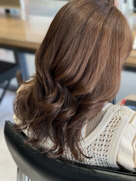 コスアンドコウ 横浜山下(Cos&Co.) ラベンダーカラー　イメチェンレイヤースタイル