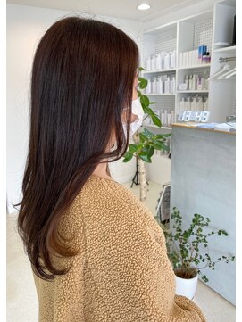 エンリッチヘア(enrich hair) ロングレイヤー　インナーカラー　ベージュ