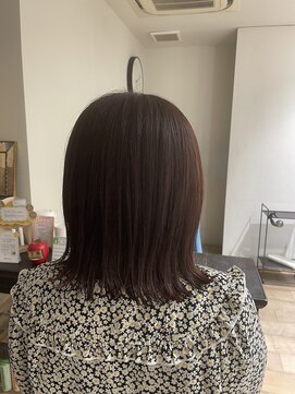 クローゼット 新宿(closet) イメチェンチェリーブラウン[髪質改善/ヘッドスパ白髪染め/新宿]