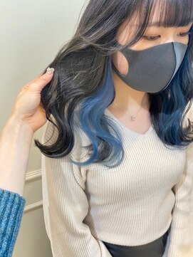 ヴィーヴォ 天六店(VIVO) 【VIVO】西屋綾香 インナーカラー ブルージュ 韓国ヘア