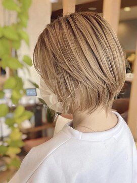 ヘアメイク ミチ 富田店(HAIRMAKE MICHI) 【MICHI 富田店　古作蓮】ベナボブ　ハイトーンカラー