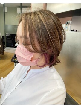 カームバイリコ 学芸大学(calm by liko) 美髪/大人かわいい/こなれミディ/サンドベージュ[学芸大学]