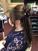 ヘアサロン ユニティ(Hair Salon Unity) ハーフアップカールヘアアレンジ