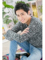 ミック 日暮里店(miq)&nbsp;爽やか好感◎黒髪アップバングショートマッシュa1