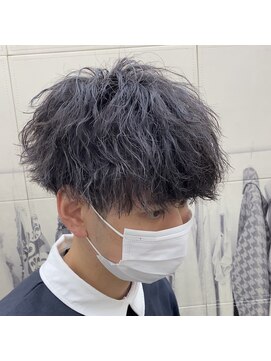 ウェーブ(WAVE) マッシュ×無造作パーマ/メンズパーマ/メンズカット