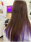シールエクステインナーカラー原色パープルエクステ