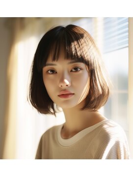 ヘアケア ラウンジ(hair care LaUNGE) ワンレンボブ