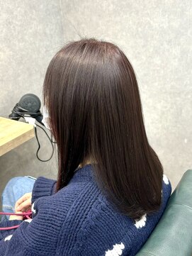 リベストバイジェービー 稲毛(li best. byjb) 切りっぱなしボブ/エアリーロング/美髪/ピンクブラウン【稲毛】