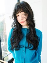 ロンドアンメゾン 原宿(Lond un Maison.)&nbsp;デジタルパーマレイヤーカット顔周り前髪ミディアムロング/原宿