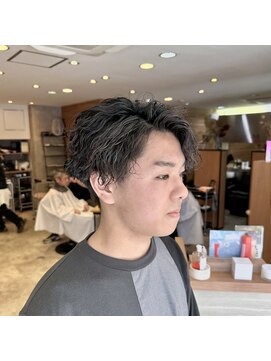 ヒート トウキョウ 目黒店(HEAT TOKYO) 波巻きパーマ　ツーブロック　マッシュ