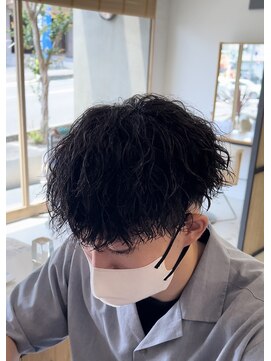 メンズギフト(men's GIFT) 刈り上げツイストスパイラルパーマメンズマッシュ