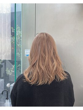 シェリ ヘアデザイン(CHERIE hair design) 福岡 ブリーチ ベージュ グレージュ ダブルカラー ハイライト