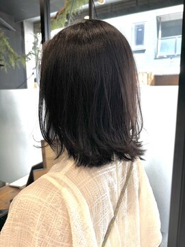 リノナ(Linona) ☆小顔効果カット インナーカラー グレーベージュ 髪質改善 韓国