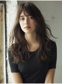 ★グレージュデザインカラーハッシュカットツートンカラーボブ