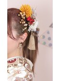 成人式前撮り！お顔周りが可愛いヘアセット