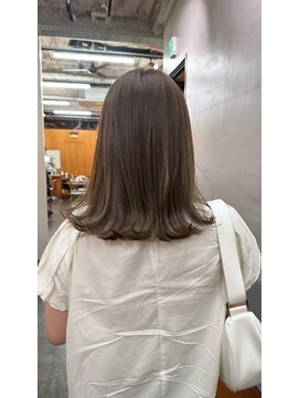 ニール 名古屋 伏見 丸の内(NEELU) 【Neelu_rie】ブリーチなしダブルケアカラーbeige