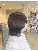 くびれボブ/ベージュカラー