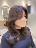 髪質改善＊ロングレイヤーグレーベージュ＊美髪【Zina船橋】