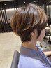 【朝のセットを楽に】カット＋髪に優しいパーマ＋潤いトリートメント  9980