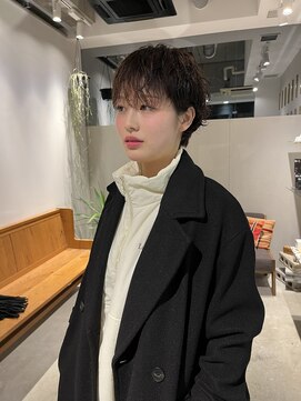 ミリ(milli Produce by ITAKURA) マニッシュショートパーマ