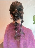 【mimura】ヘアセット ポニーアレンジ ツインポニー 草加