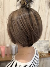 ヘアーアトリエ アンル(hair atelier anle) 白髪ぼかしバレイヤージュ