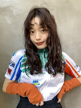 マッシュ 北堀江(MASHU) ロングレイヤーパーマ　簡単スタイリングパーマ