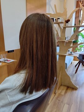 ジグヘアー(jig hair) ブラウンベージュカラー