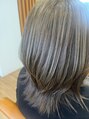 アグ ヘアー ノース むつ緑ヶ丘店(Agu hair north) くびれスタイルハイライトにベージュ系カラー