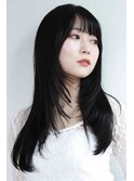 レイヤーカット/抜け感ロング