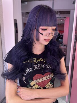 ダズリングディア(Dazzling Deer) パープル／ロング／暗めカラー