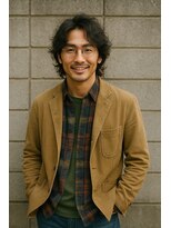 ヨロ(yolo)&nbsp;ミディアムメンズパーマ