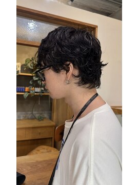 サンアタゴノット(san.atagonot) men's hair/刈り上げセンターパート/サーフカール/メンズパーマ