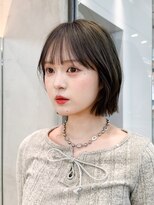 ロンドシエル 横浜(Lond ciel)&nbsp;外ハネボブ×切りっぱなしスタイル【横浜】