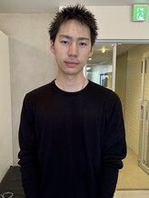 ◆爽やかになりすぎない味のある◆【スパイキーショート】メンズ/メンズカット/スパイキーショート/眉毛