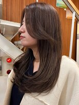 ビュートリアム 鎌倉小町(BEAUTRIUM)&nbsp;レイヤーカット/アッシュグレージュ/beautrium鎌倉小町大冨ハナ