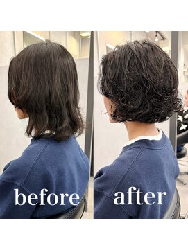 ヘアサロン ドットプラス 町田店(dot. plus) ボブパーマ/ミディアム/デザインカラー/ニュアンスパーマ/町田