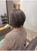 大人のショートボブ