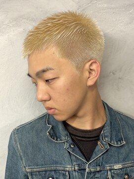 メンズサロンロス(LOSS) ベリーショート/ブロンド