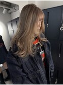 ブリーチハイライト髪質改善ダブルカラーレイヤーカット/新宿駅